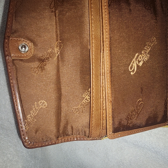 Colorful Striped Fossil Wallet - Picture 5 of 6